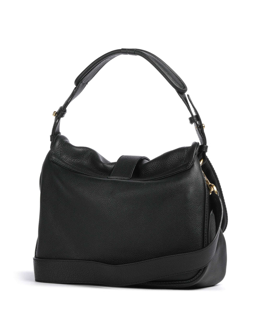 Abro Dalia Star Saddle Hobo bag black/gold