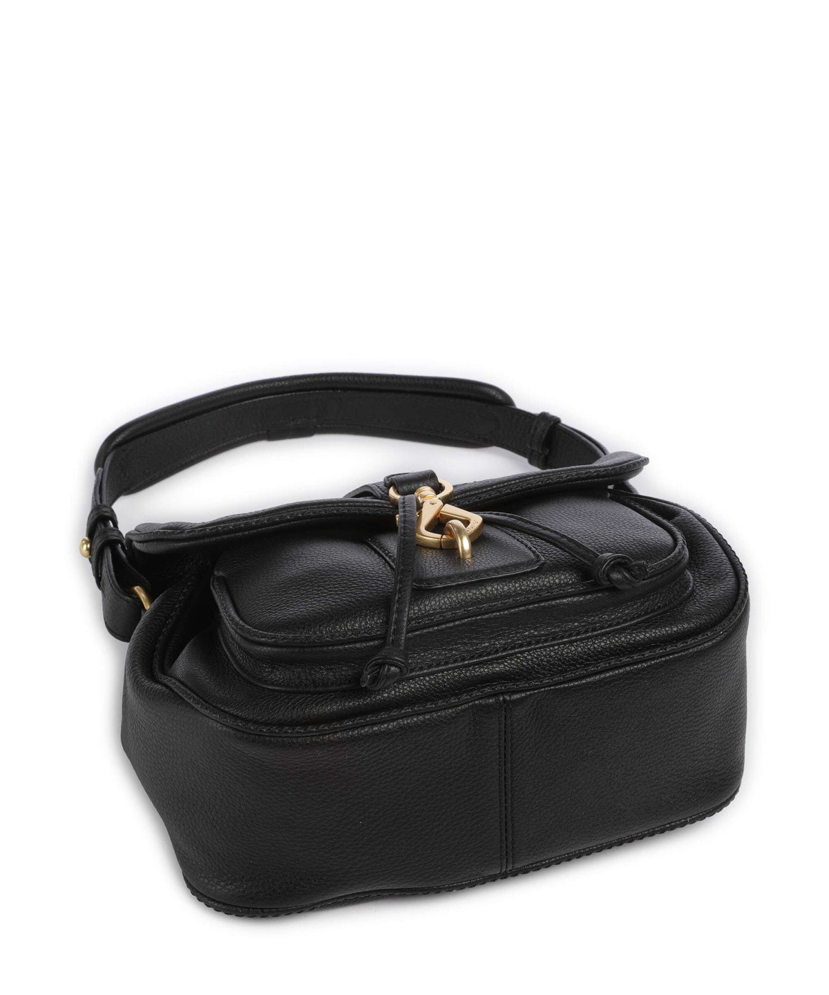 Abro Dalia Star Saddle Shoulder bag black/gold