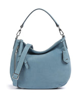 Abro Suede Juna Hobo tas light blue/fairy