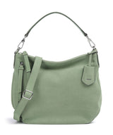 Abro Suede Juna Hobo tas green