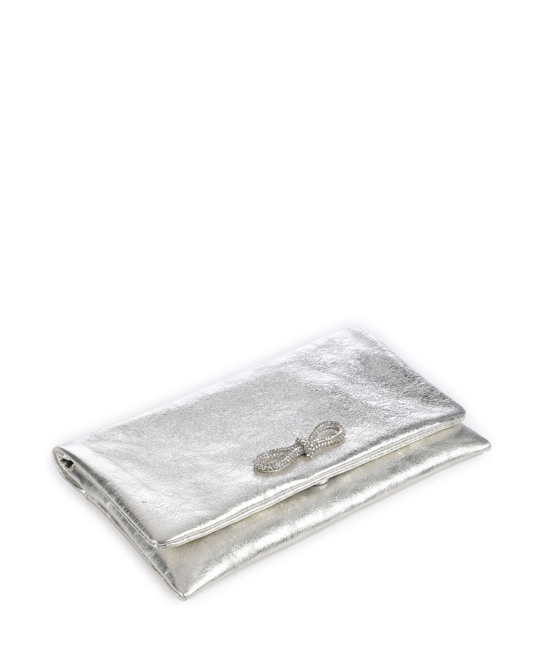 Abro Mimosa Strass Clutch bag white/white gold