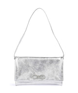 Abro Mimosa Strass Schoudertas silver
