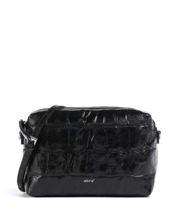 Abro Maxi Cocco Kaia Crossbody tas black/nickel