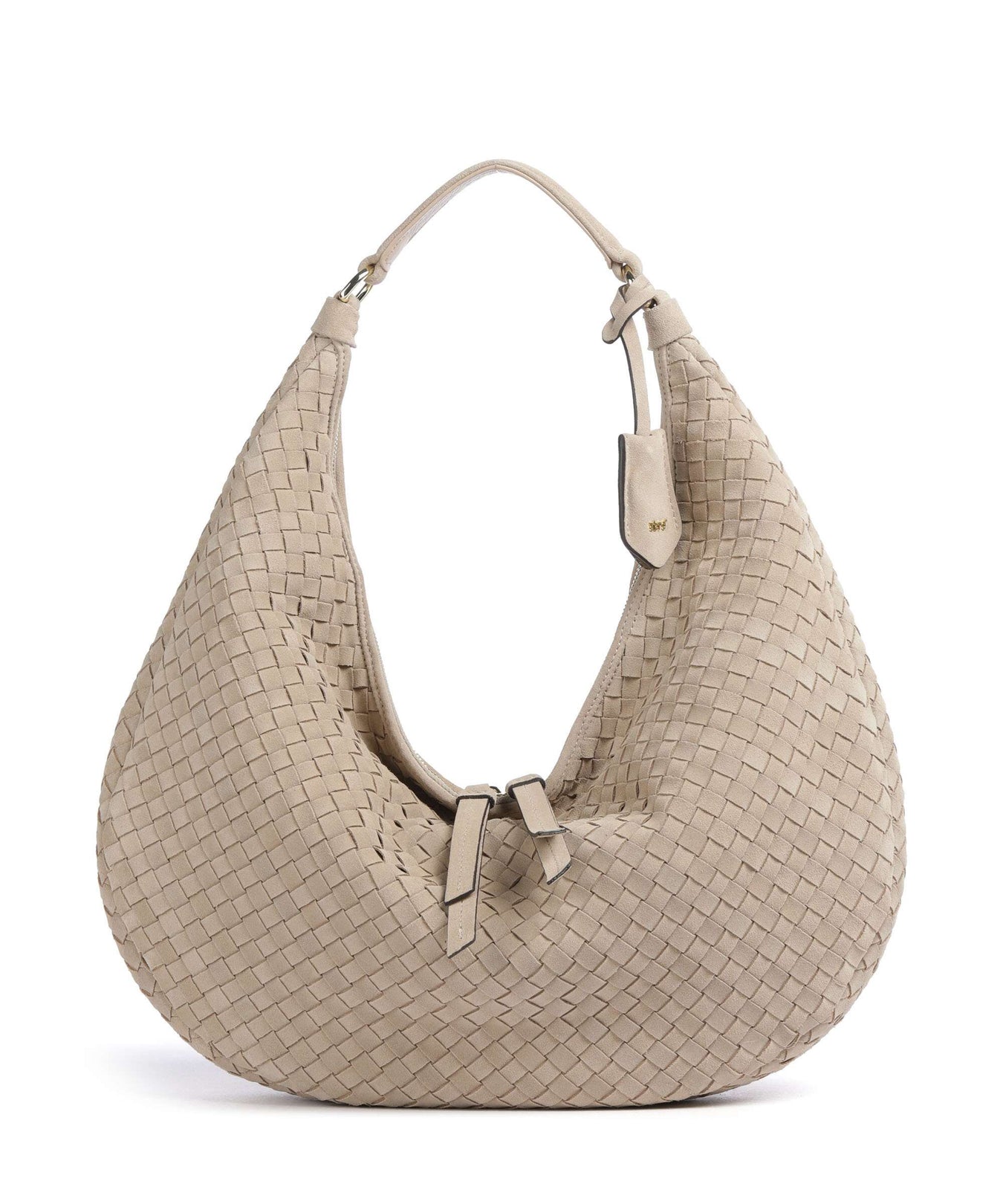 Abro Suede Nana Hobo bag natural
