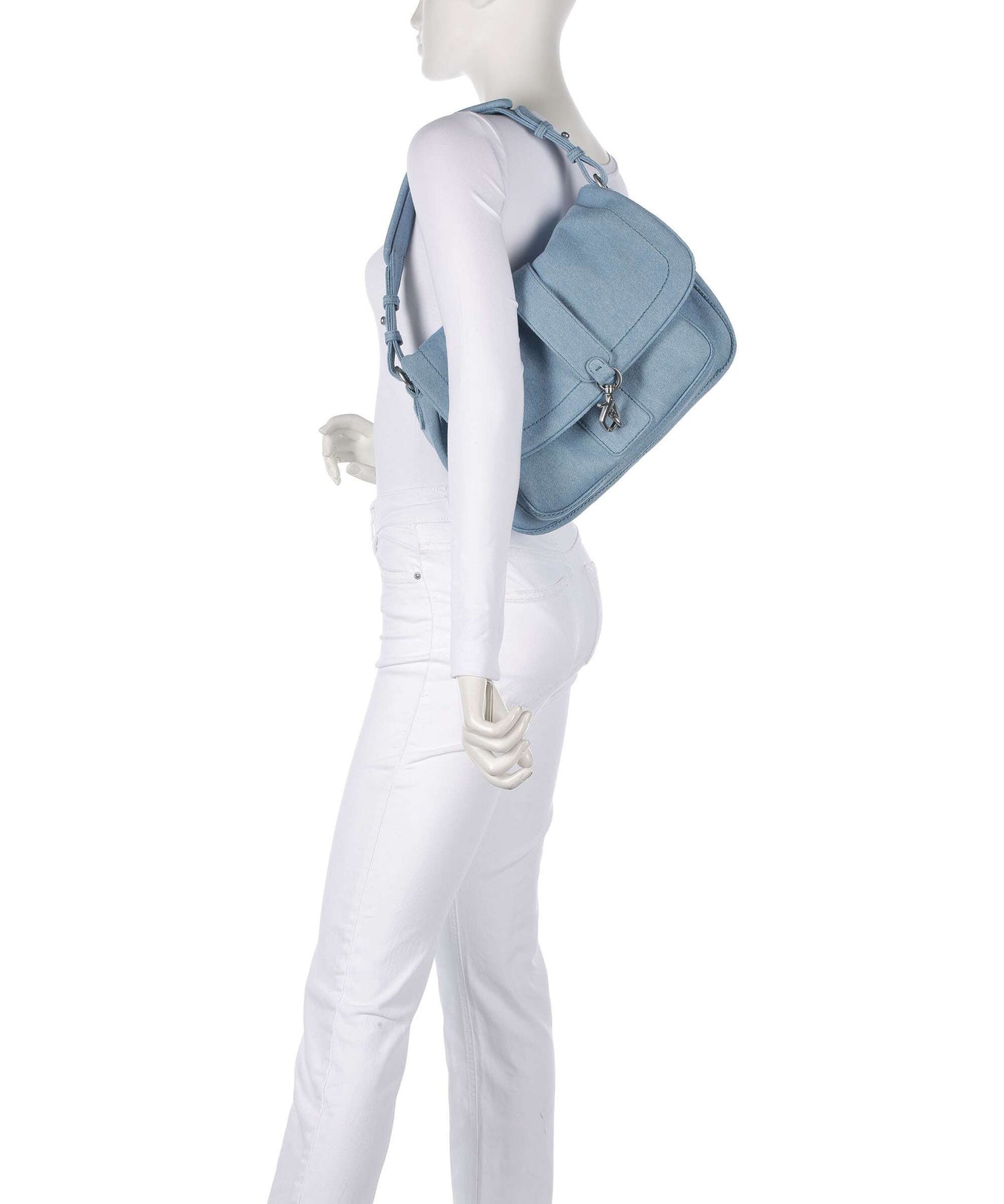 Abro Jeans Star Saddle Hobo bag light blue/fairy