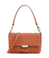 Abro Raffia Temi Schoudertas orange