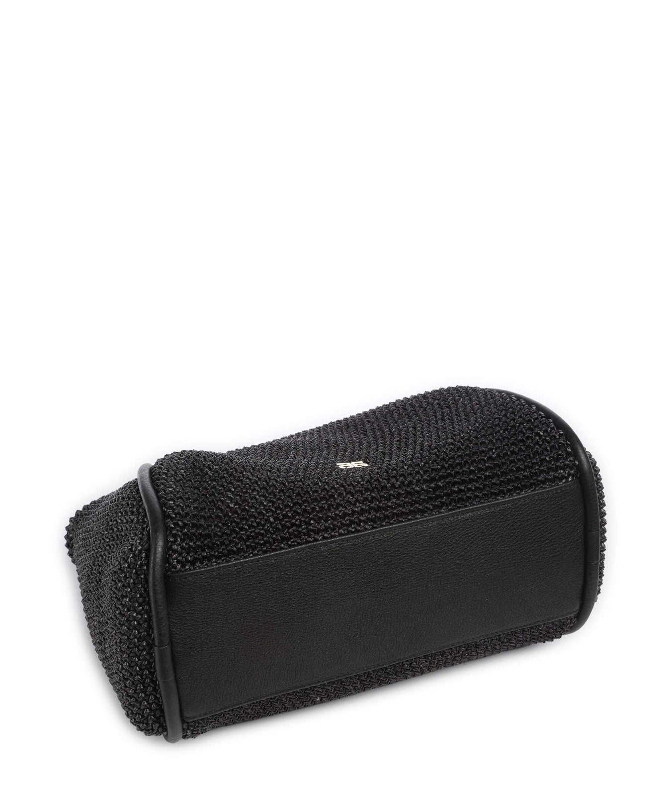 Abro Maglia Raffia Willow Handbag black/gold