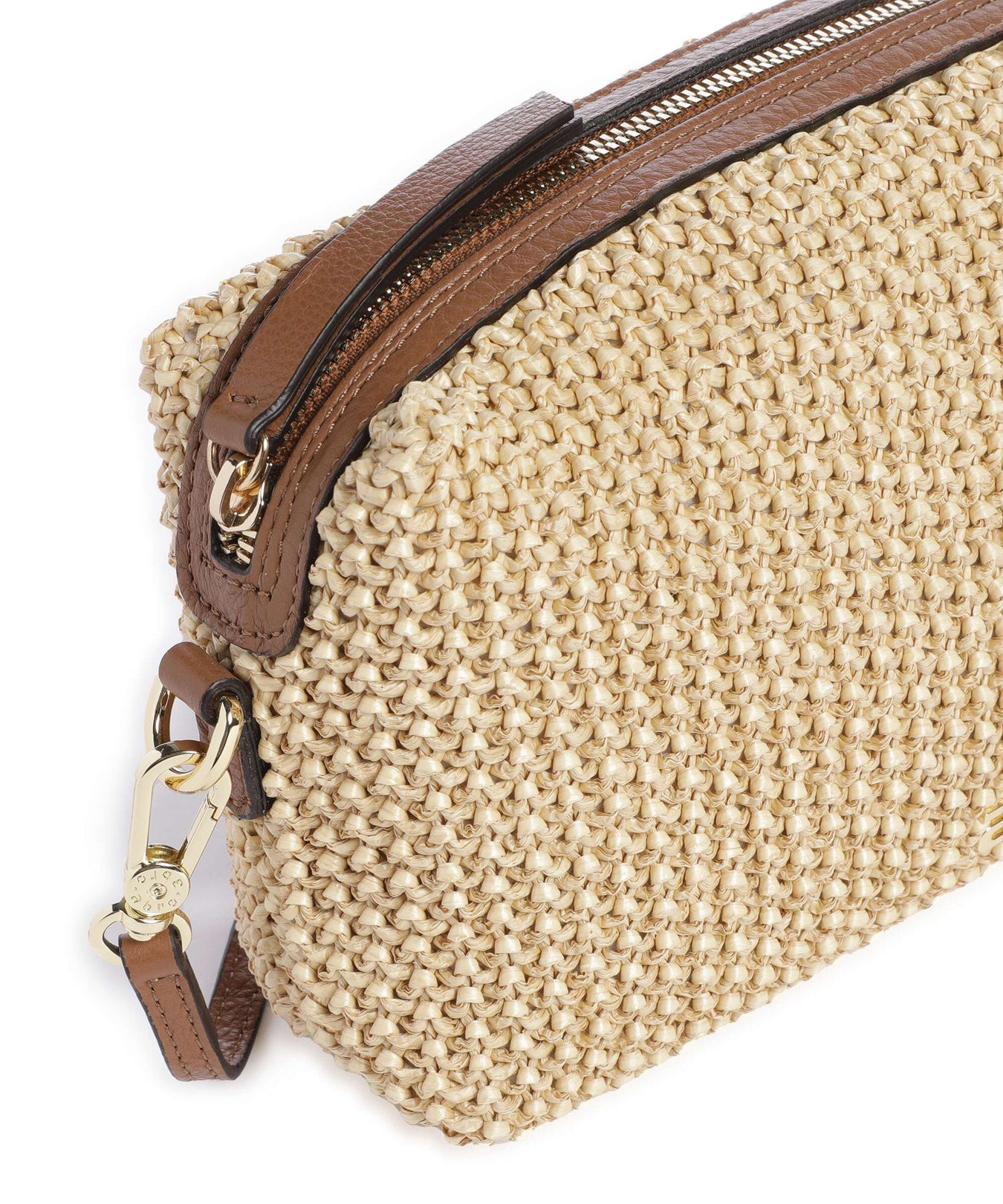 Abro Maglia Raffia Kaia Crossbody bag natural