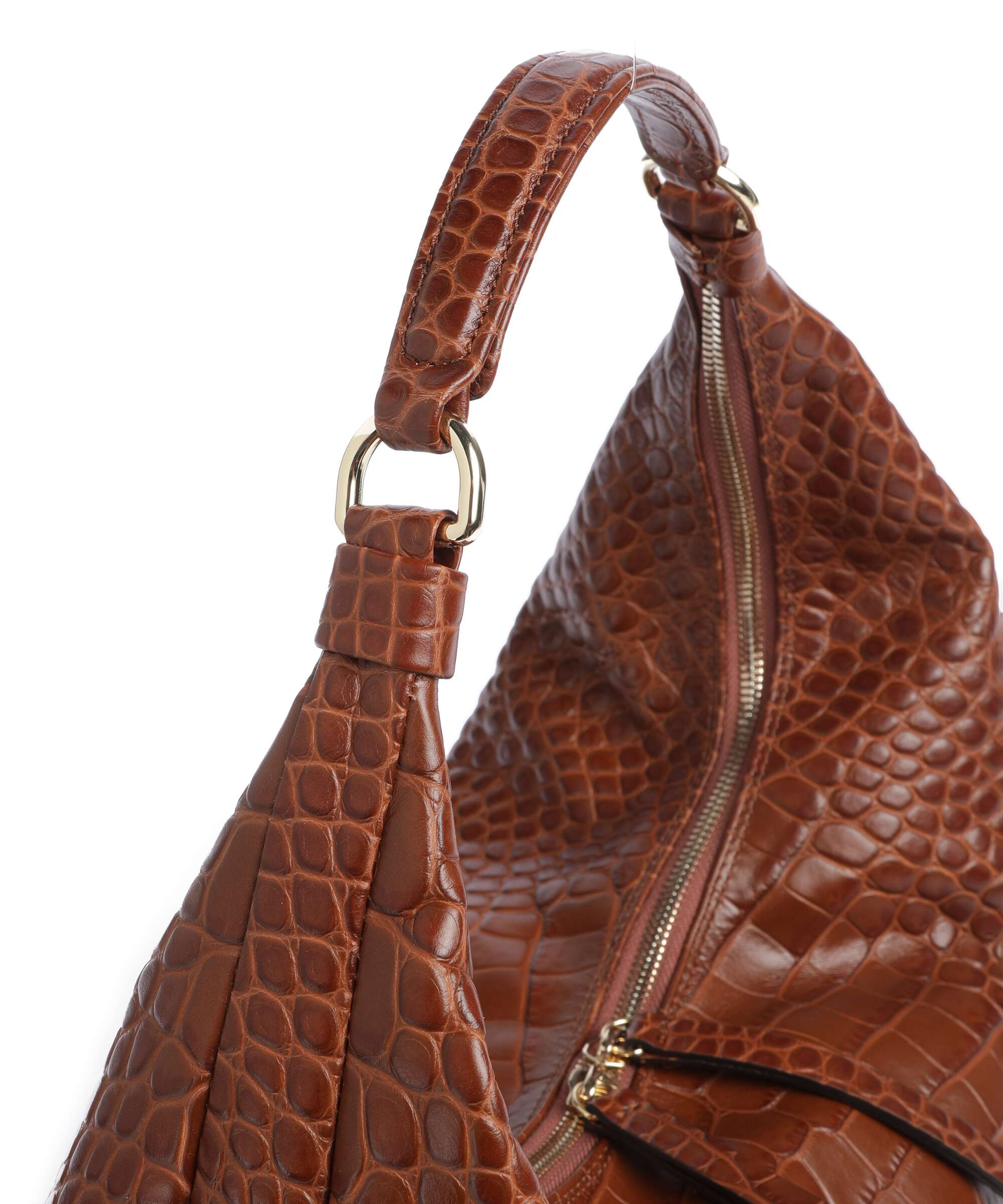 Abro Cocco Mondial Nana Big Hobo bag cuoio