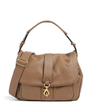 Abro Dalia Star Saddle Hobo tas caramel/cognac