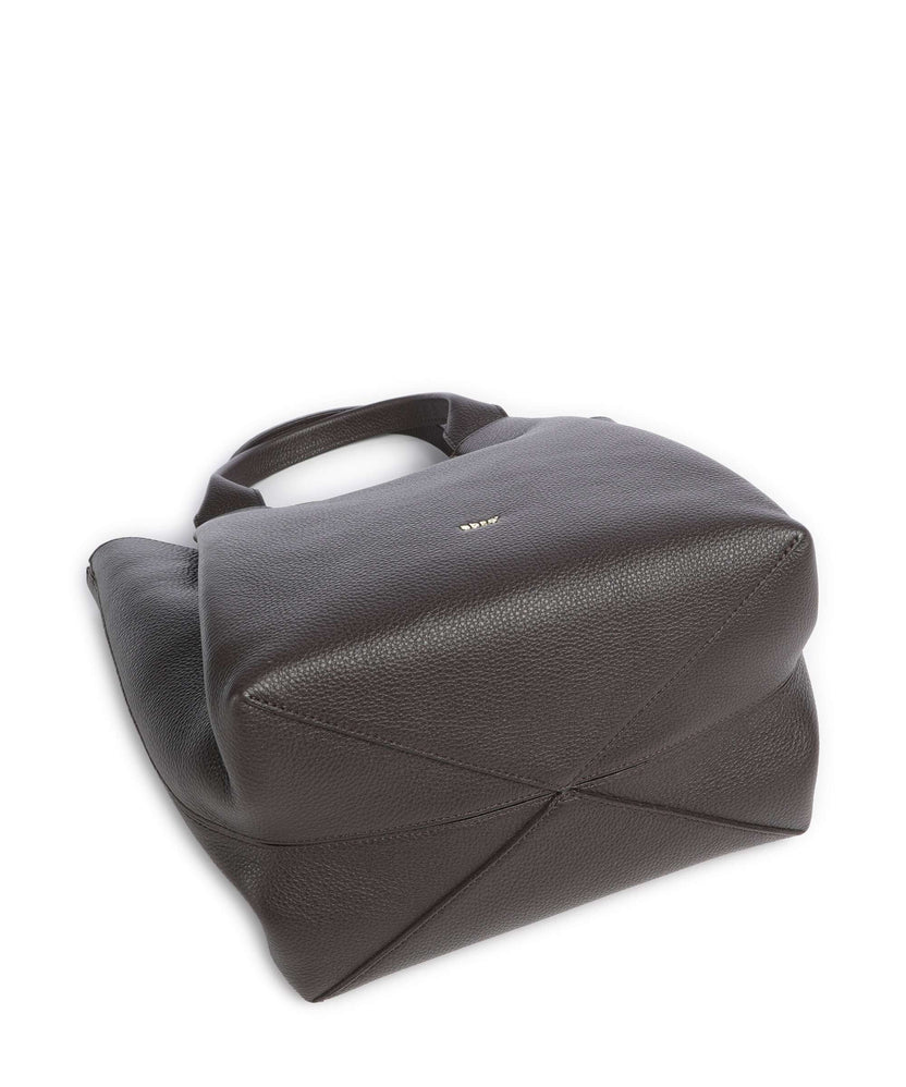 Abro Agave Essential Medium Handbag dark brown