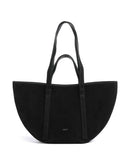 Abro Suede Cosmo Medium Cabas black/nickel