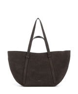 Abro Suede Cosmo Large Cabas dark brown