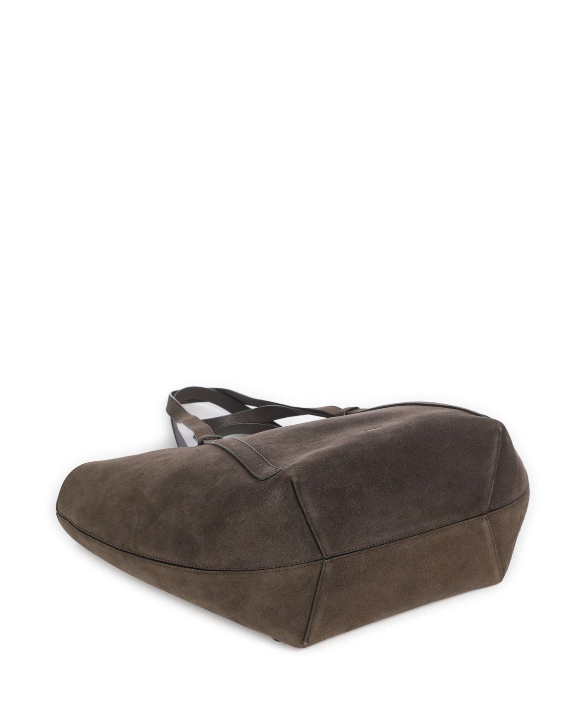 Abro Suede Cosmo Large Tote bag dark brown