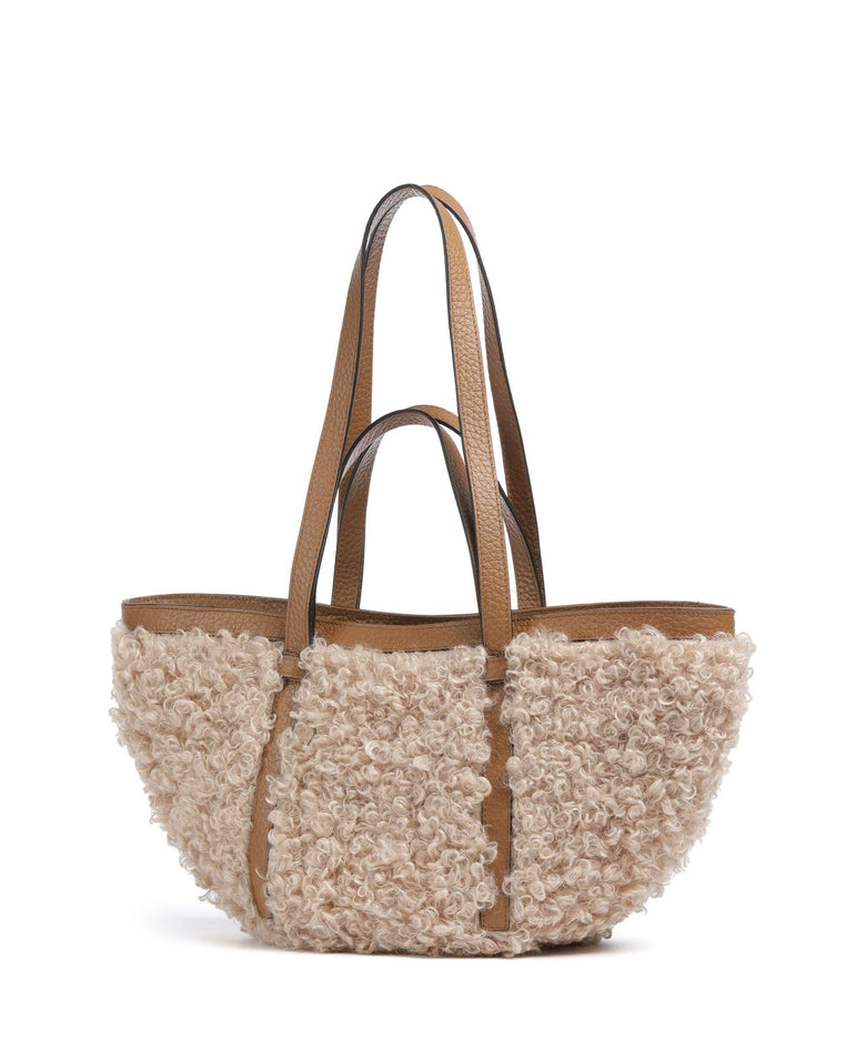 Abro Latxa Cosmo Medium Tote bag natural