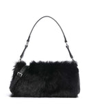 Abro Shearling Mila Schoudertas black/nickel