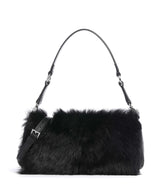 Abro Shearling Mila Sac porté épaule black/nickel