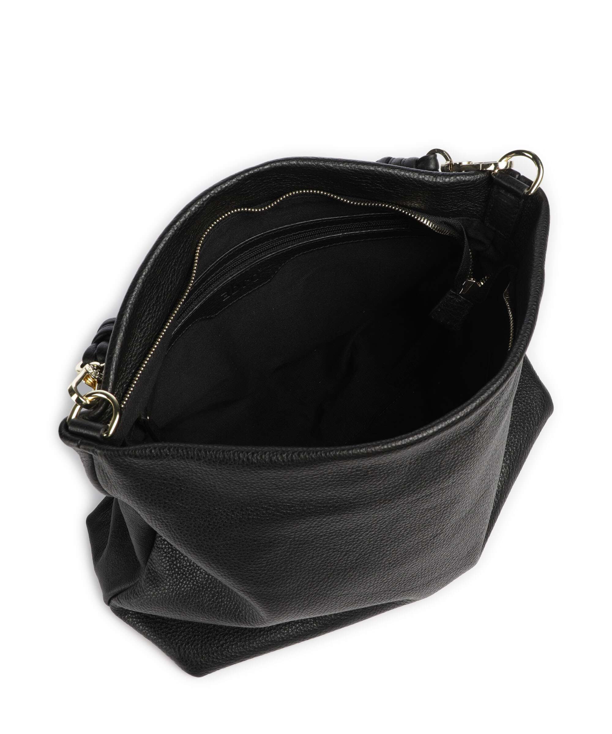 Abro Dalia Soley Hobo bag black/gold