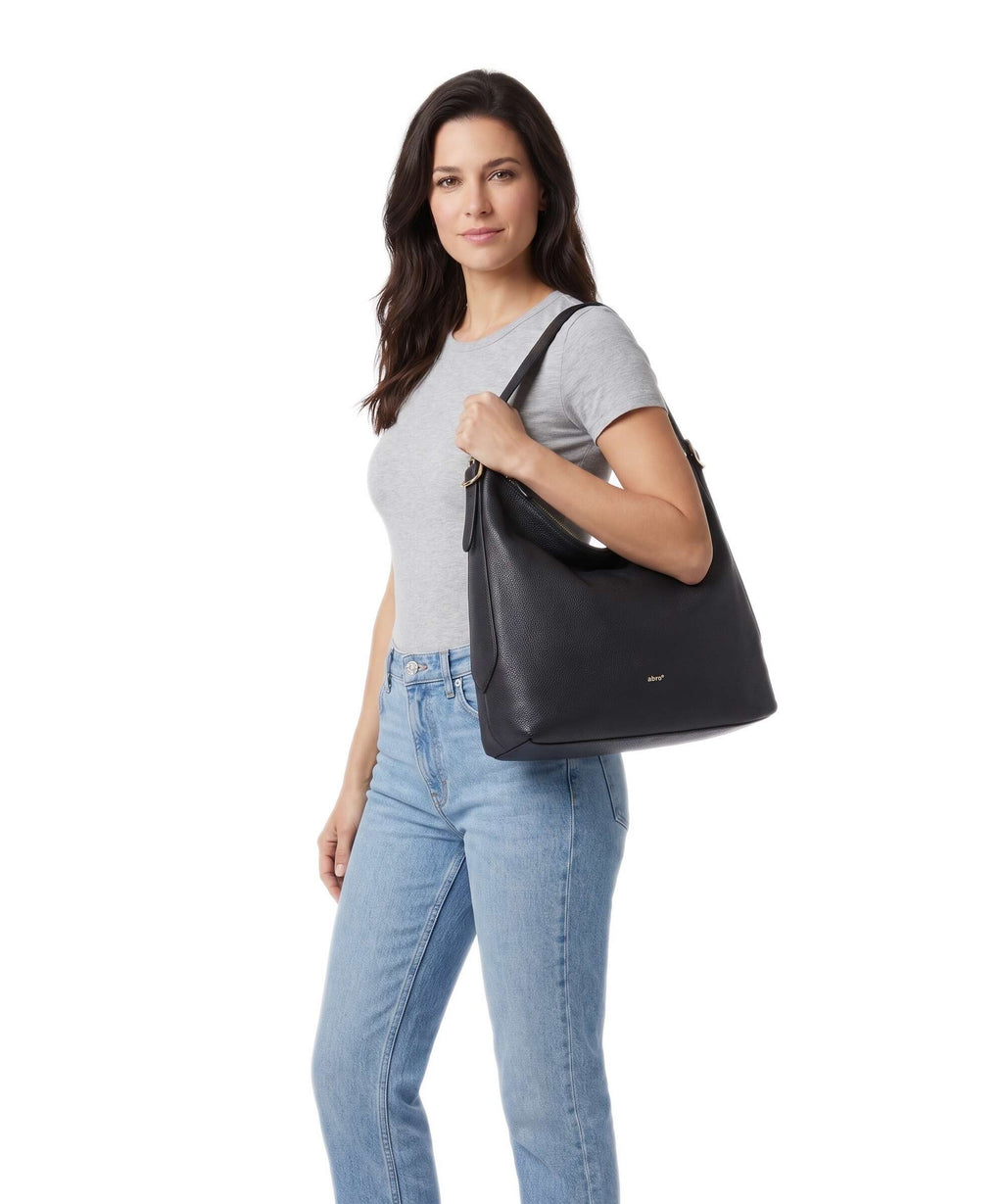 Abro Agave Carina Hobo bag navy