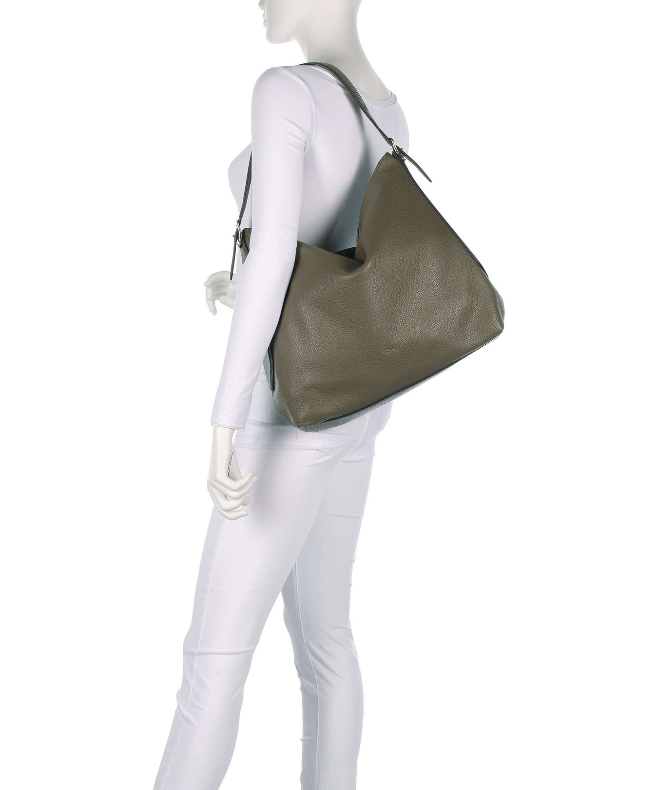 Abro Agave Carina Hobo bag military