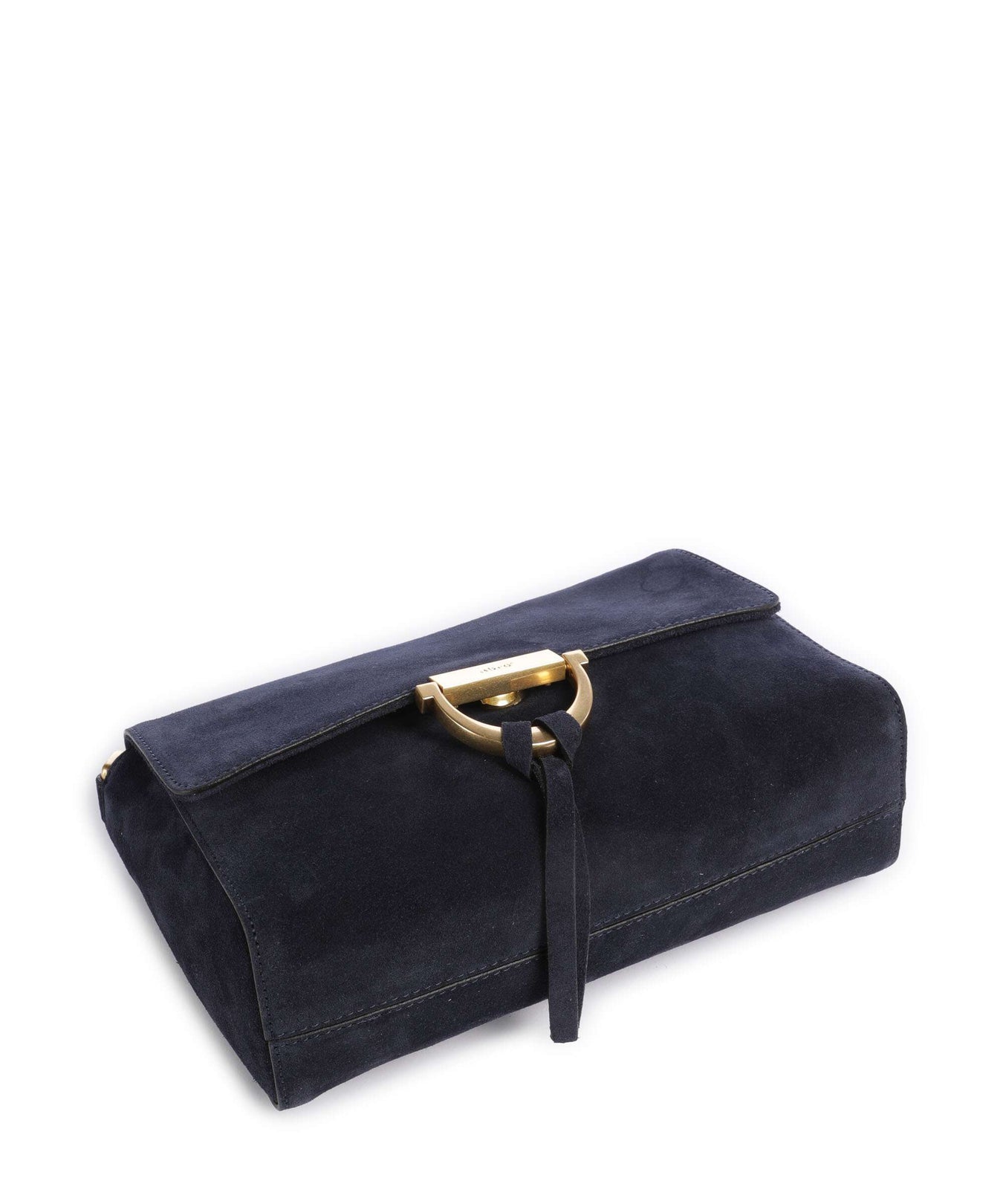 Abro Suede Temi Shoulder bag navy