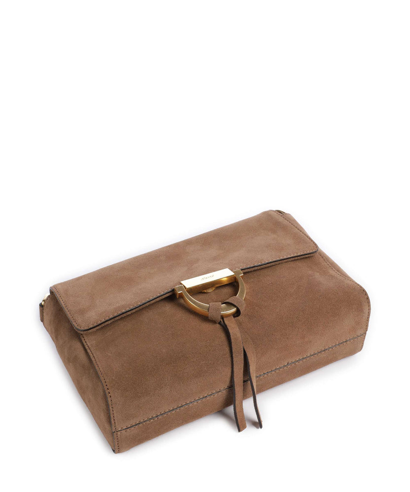 Abro Suede Temi Shoulder bag camel