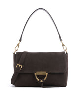 Abro Suede Temi Sac porté épaule dark brown