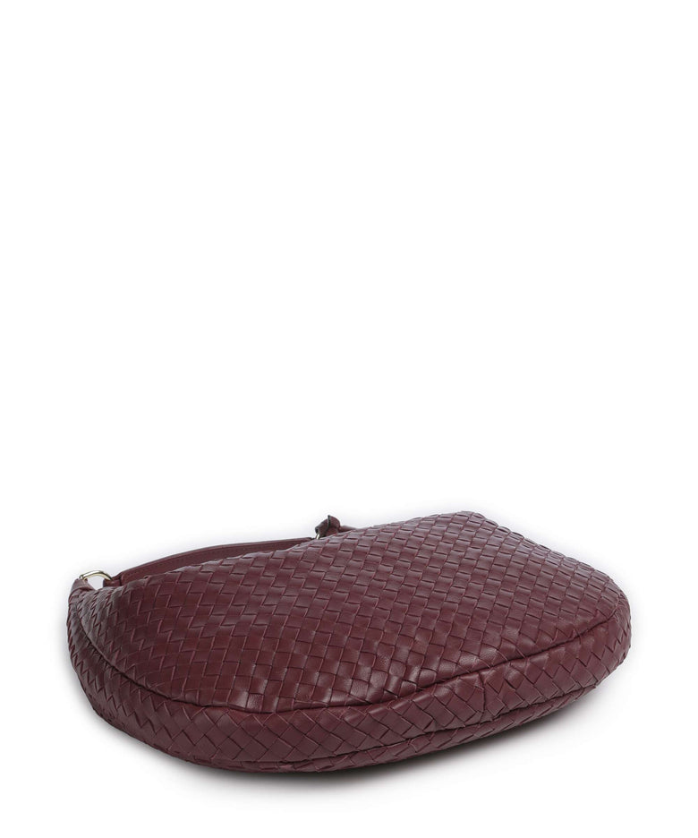 Abro Piuma Nana Small Hobo bag bordeaux