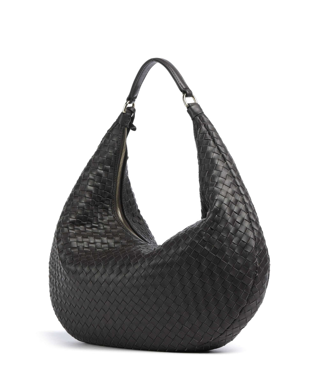 Abro Piuma Nana Hobo bag dark brown
