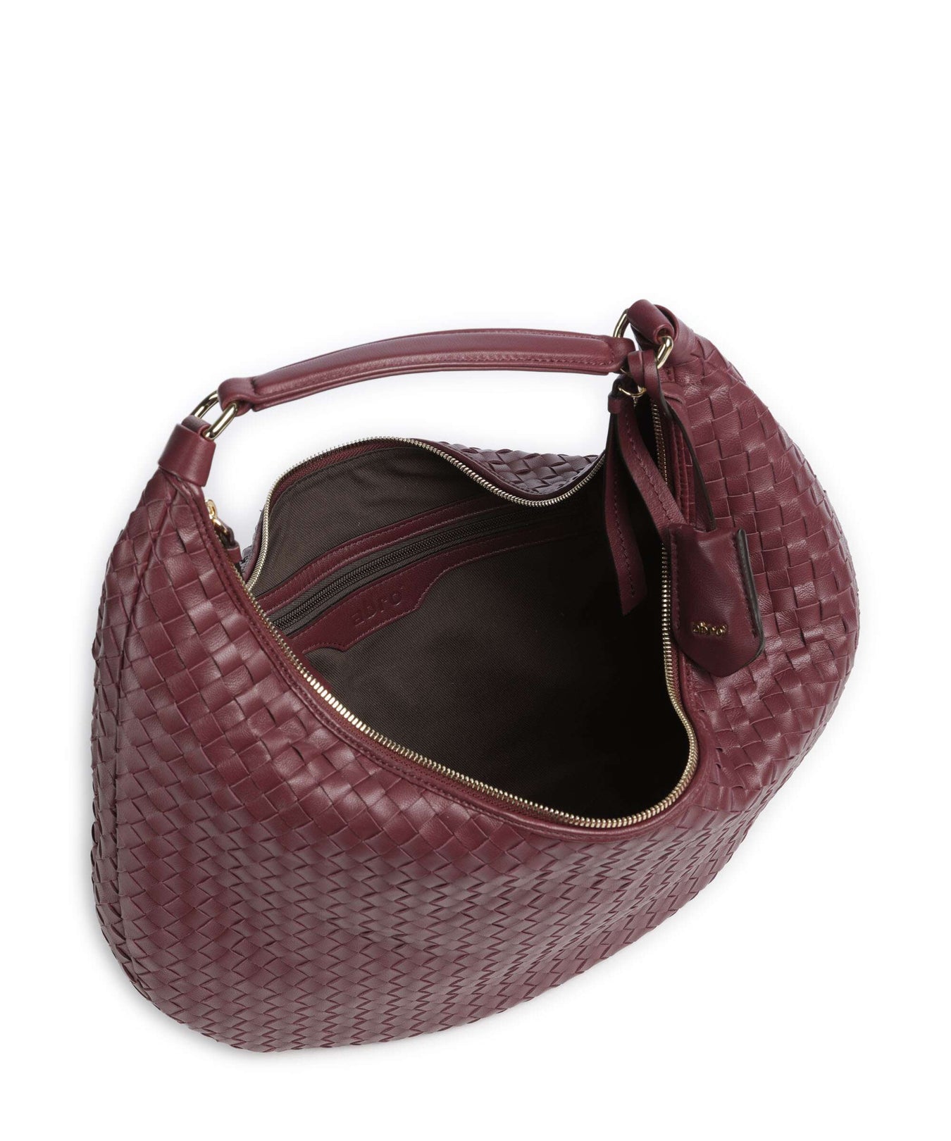 Abro Piuma Nana Hobo bag bordeaux