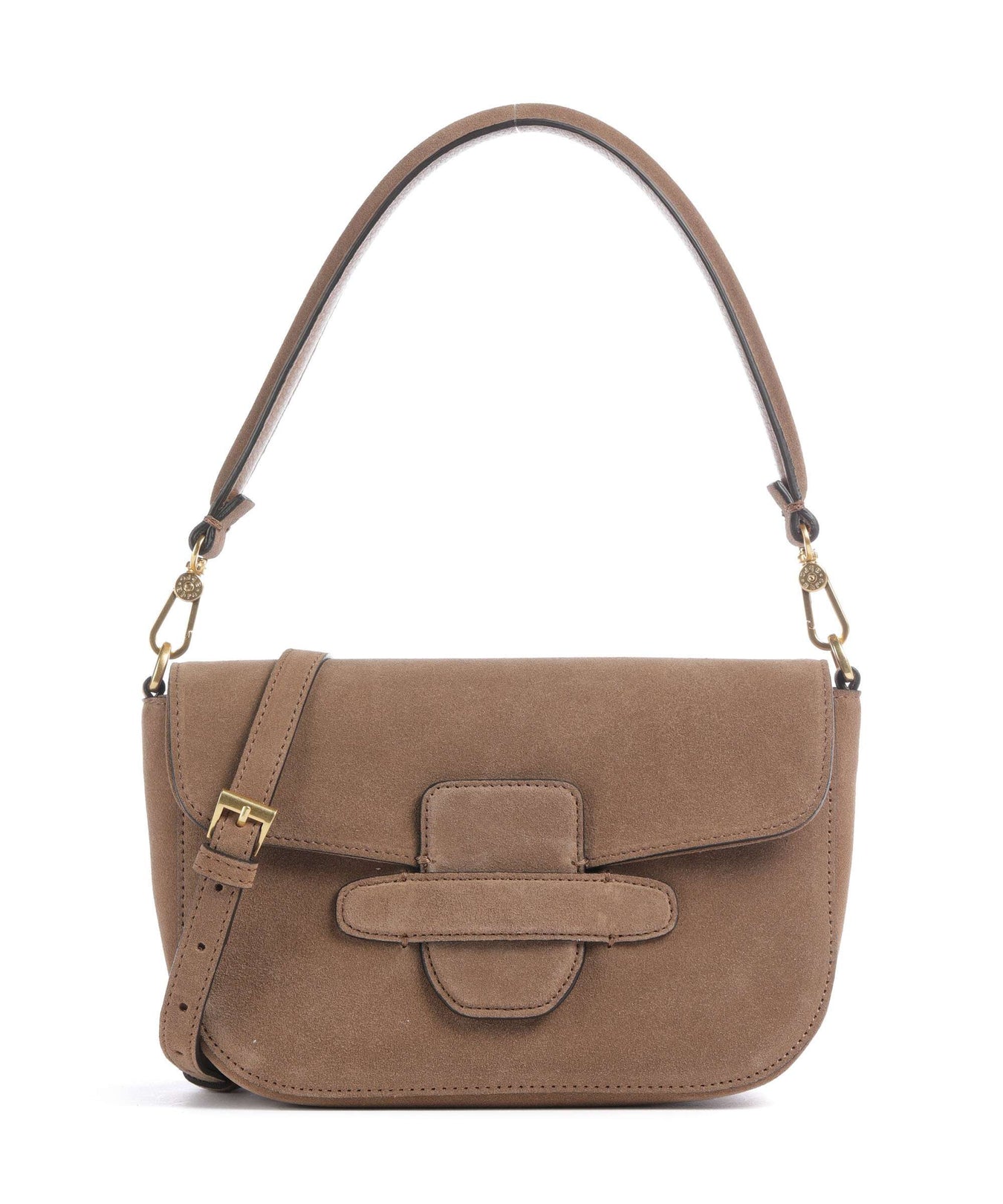 Abro Suede Camilla Shoulder bag camel