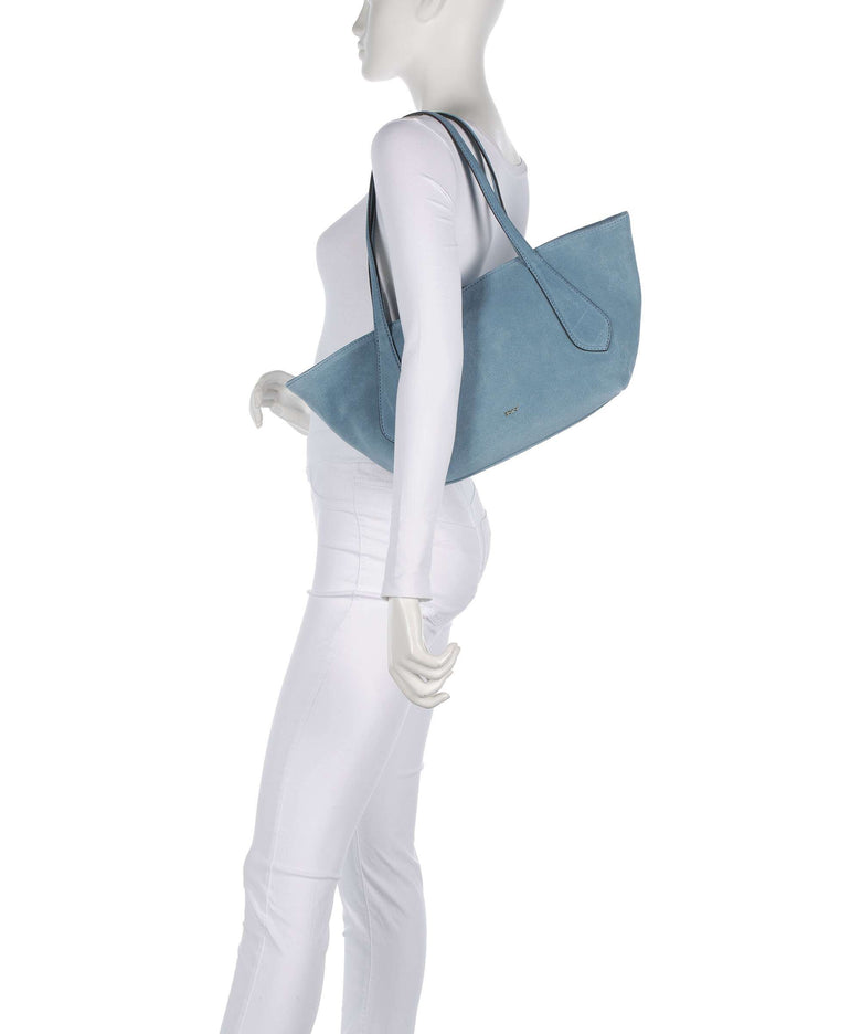 Abro Suede Carina Tote bag sapphire