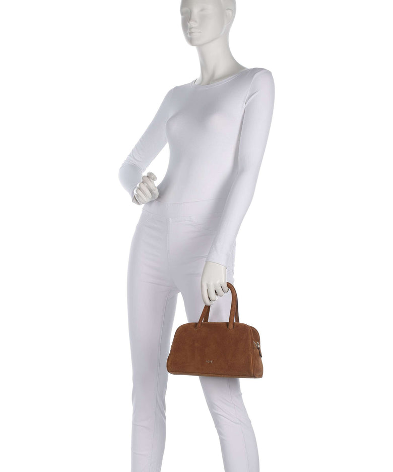 Abro Suede Amara Handbag cuoio