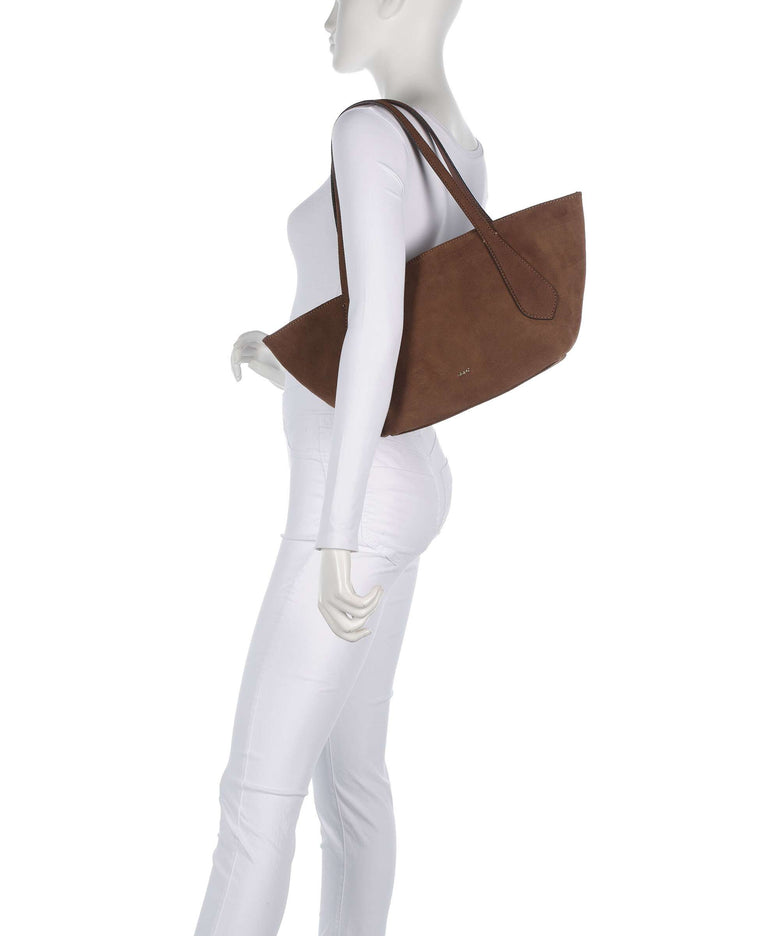 Abro Suede Carina Shoulder bag wood