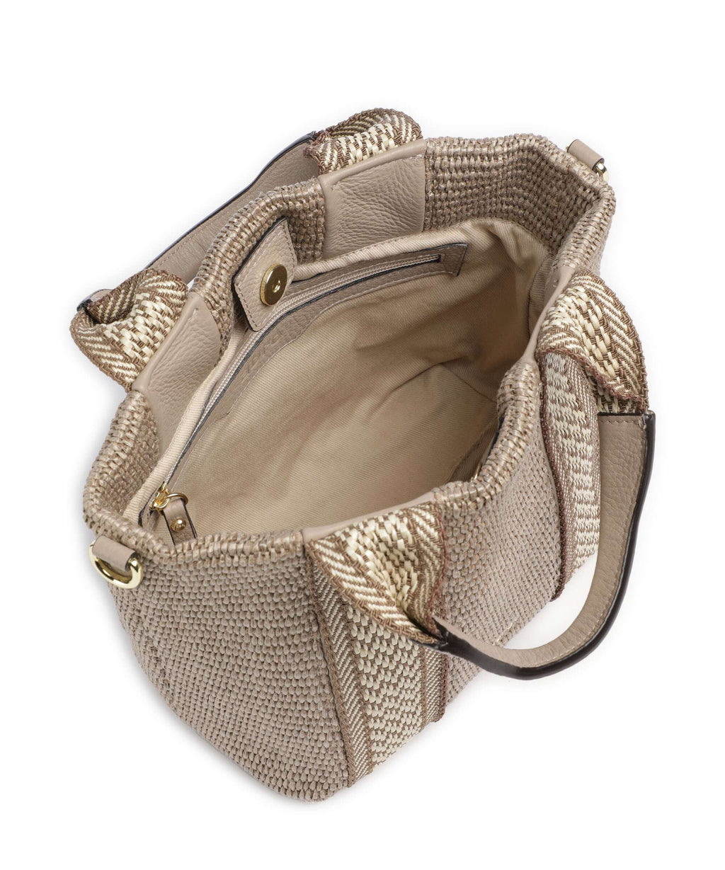 Abro Raffia Kaia Handbag siena