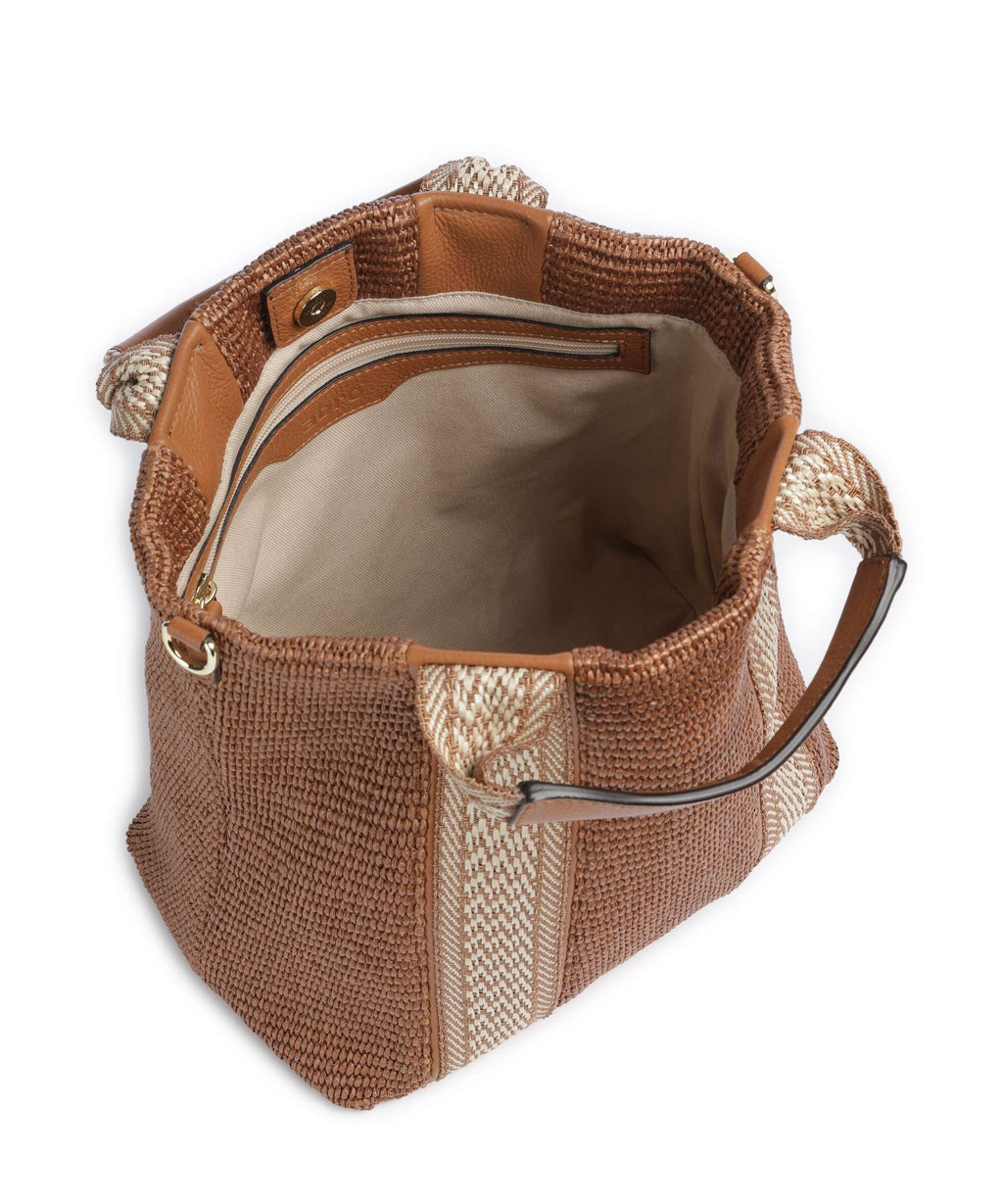 Abro Raffia Kaia Handbag caramel/cognac