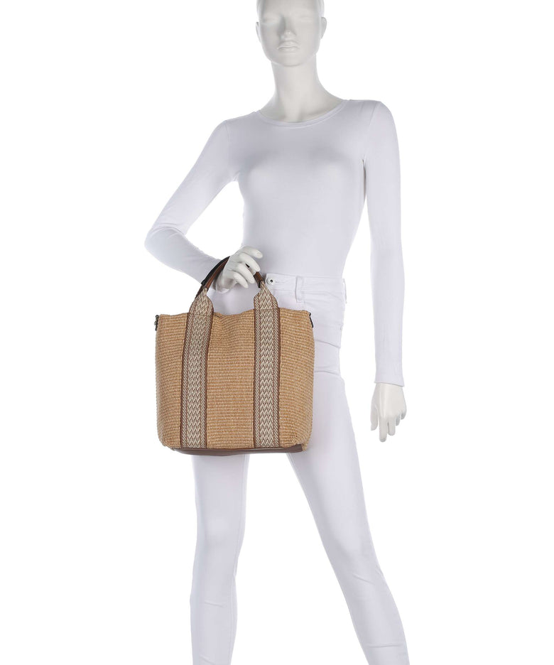 Abro Raffia Kaia Handbag natural