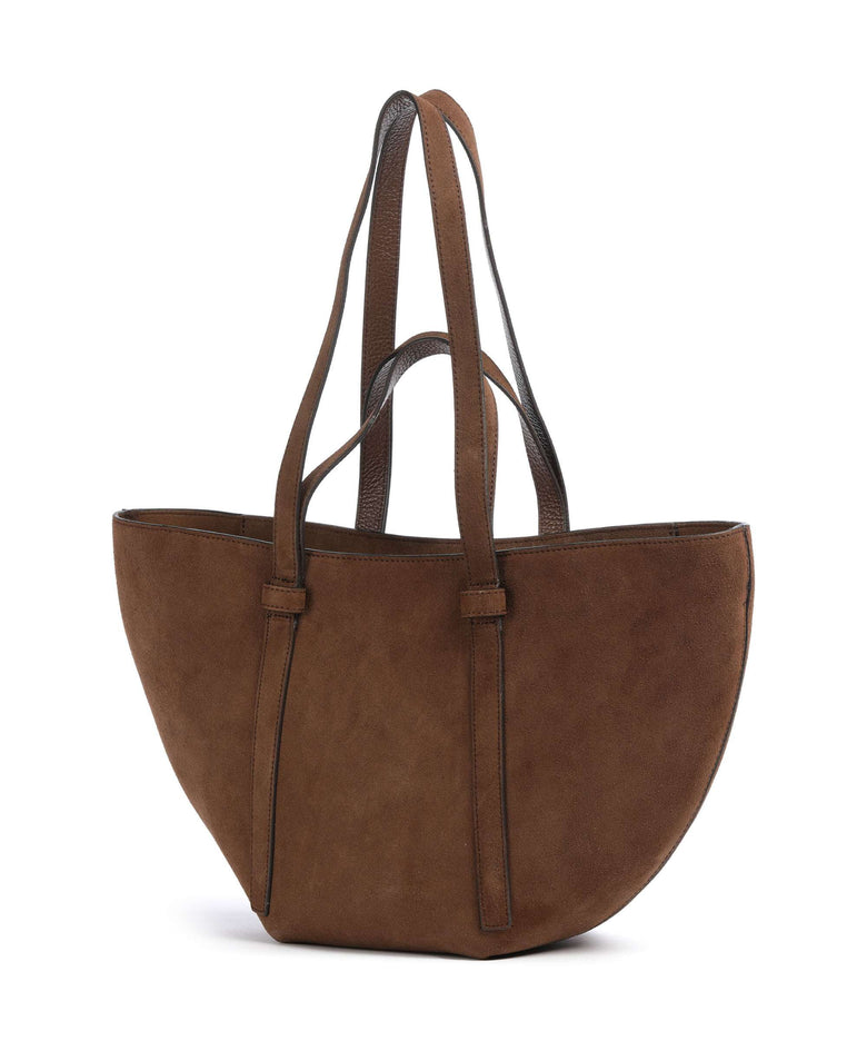 Abro Suede Cosmo Medium Tote bag wood