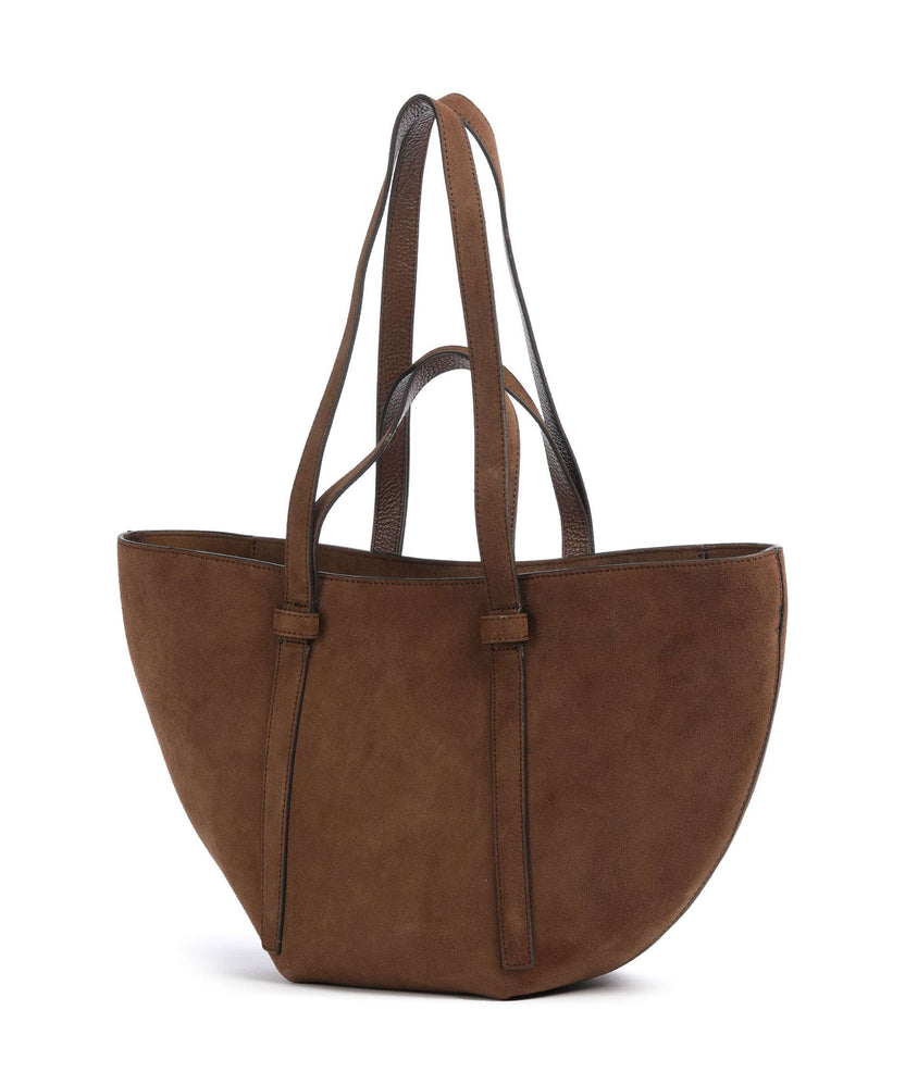 Abro Suede Cosmo Medium Tote bag wood
