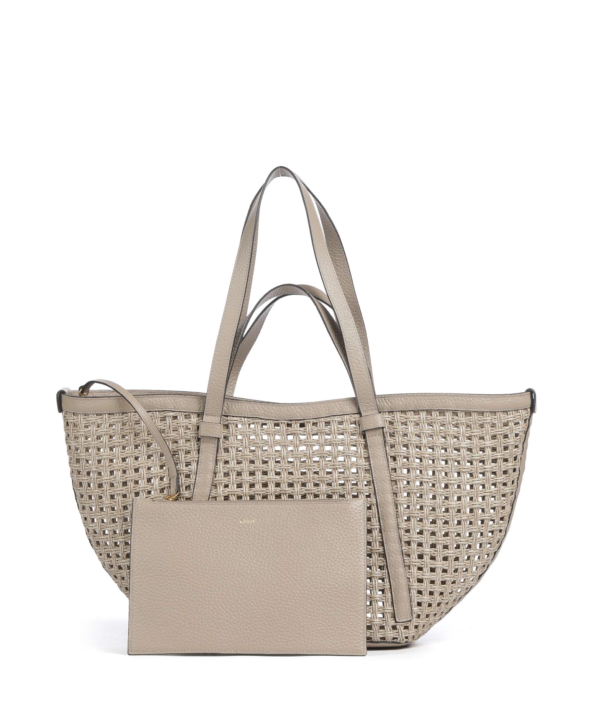 Abro Raffia Net Cosmo Large Tote bag sahara