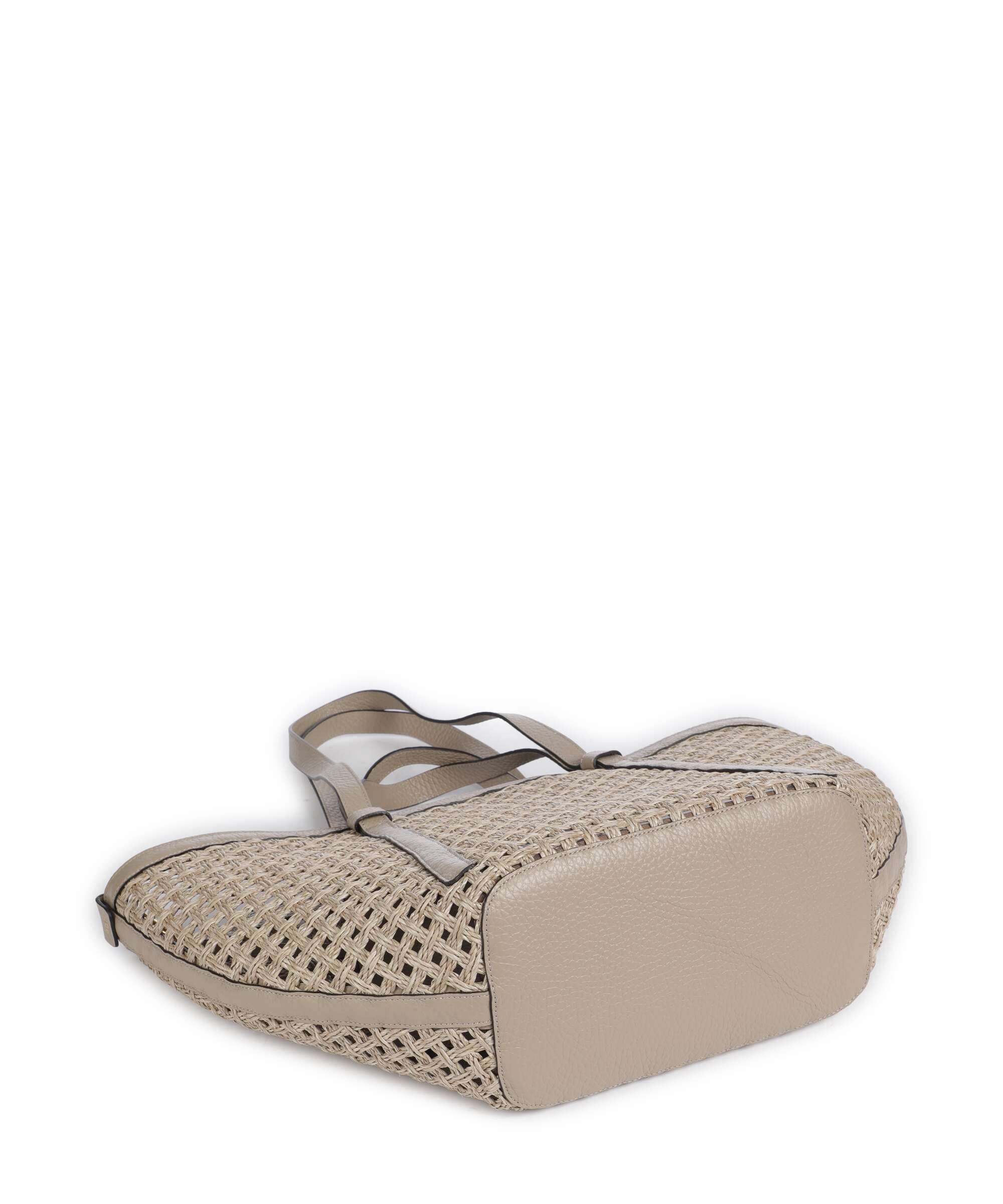 Abro Raffia Net Cosmo Large Tote bag sahara