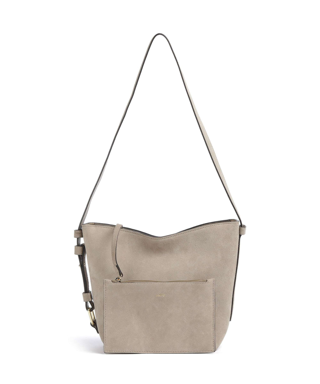 Abro Suede Cosmo Hobo bag siena