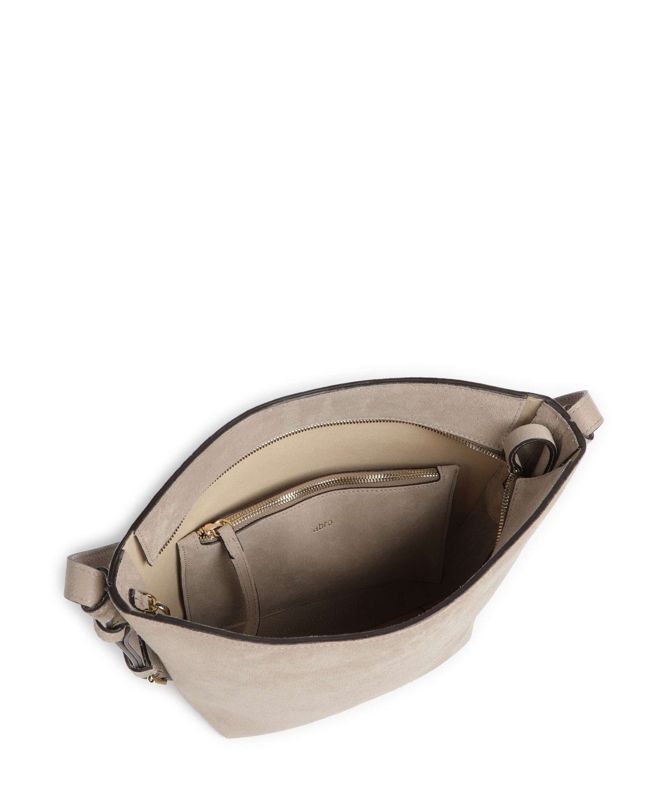 Abro Suede Cosmo Shoulder bag siena