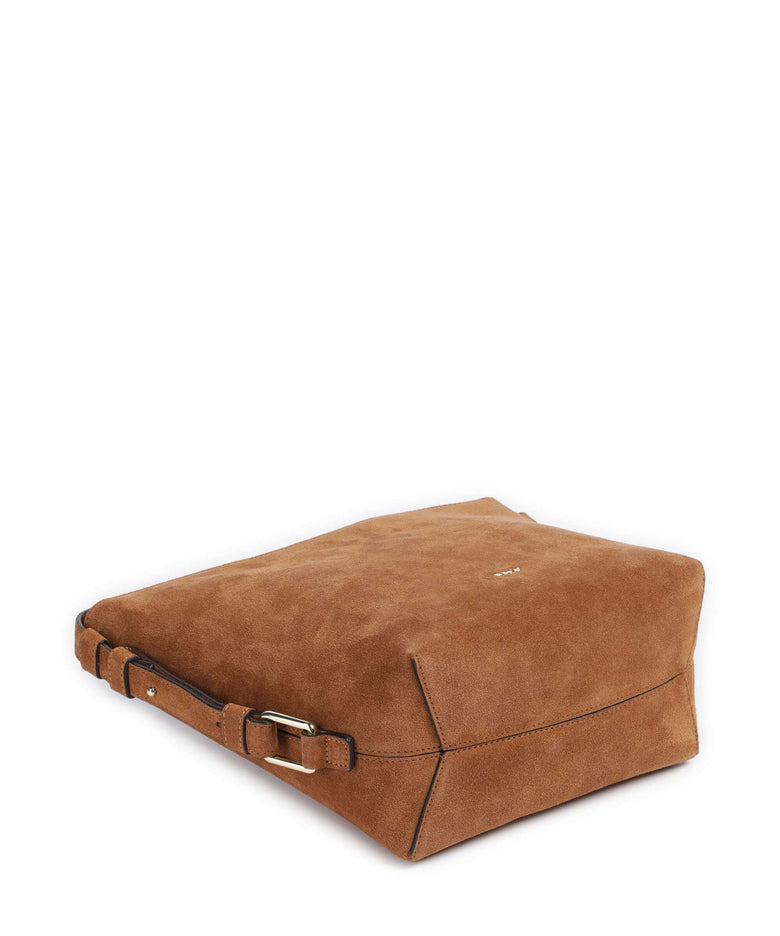 Abro Suede Cosmo Crossbody bag cuoio