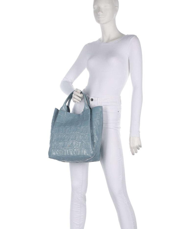 Abro Maxi Cocco Essential Medium Handbag sapphire