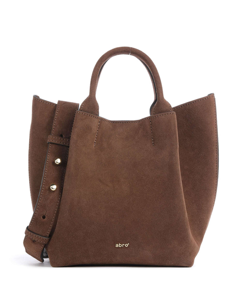 Abro Suede Essential Small Crossbody bag wood
