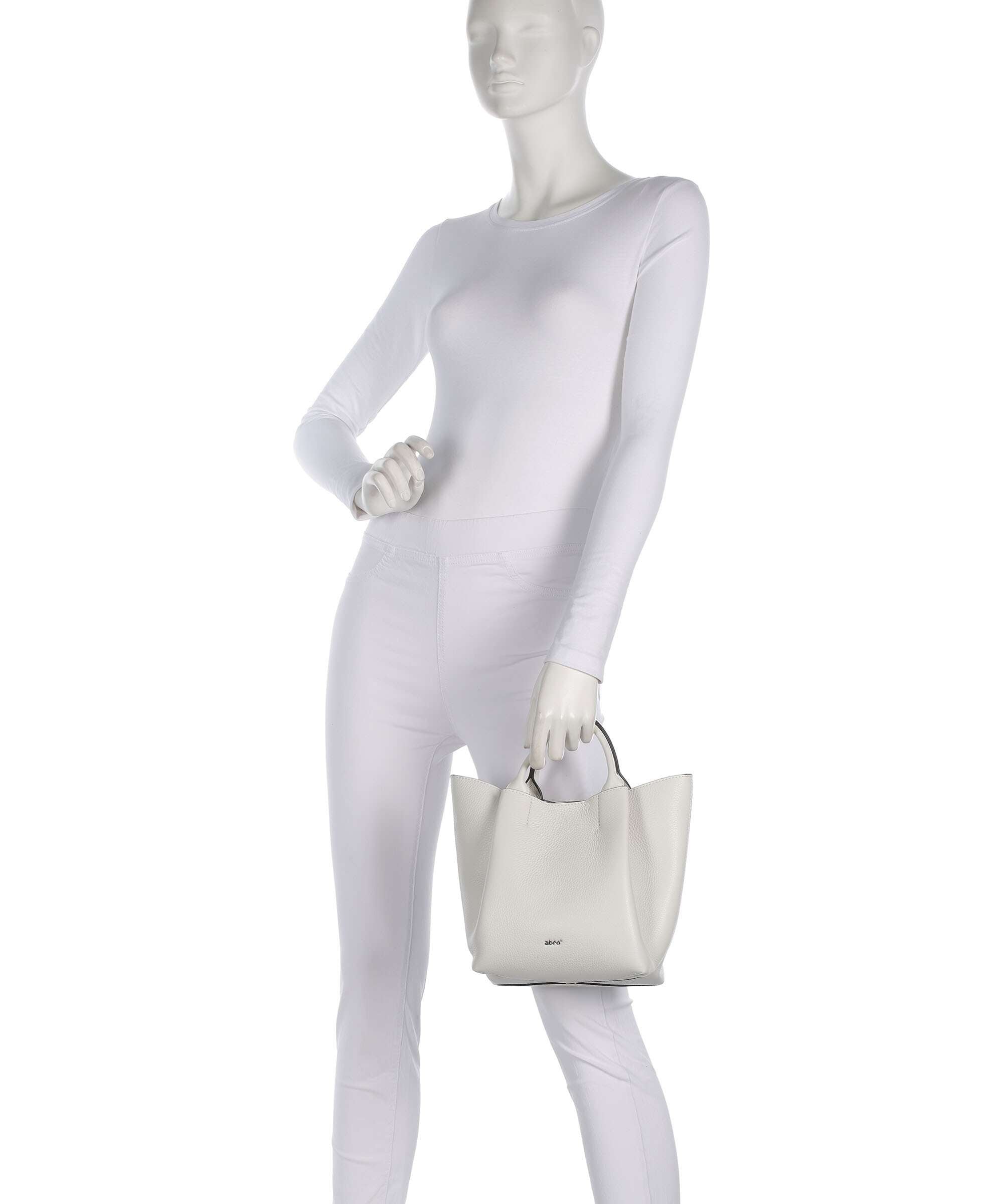 Abro Agave Essential Small Handbag ivory