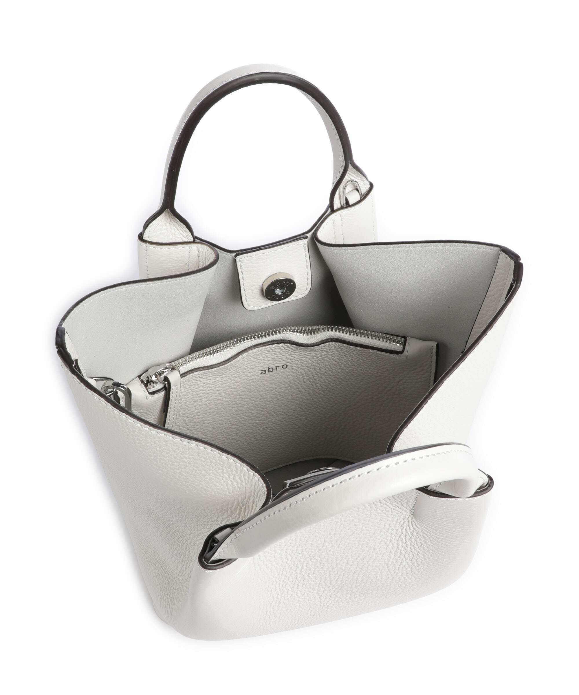 Abro Agave Essential Small Handbag ivory