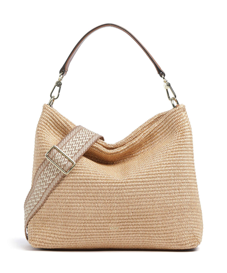 Abro Raffia Kaia Hobo bag natural