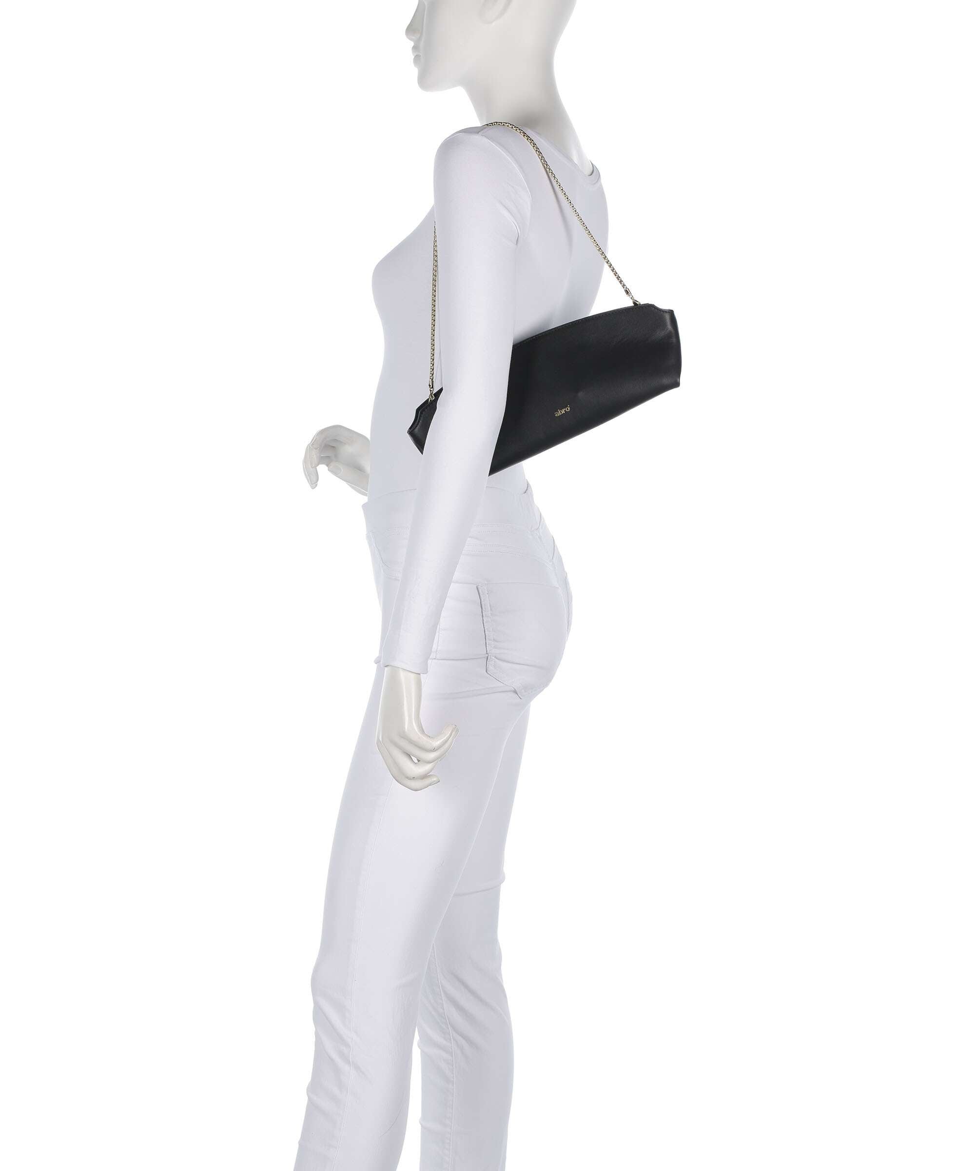 Abro Nappa Pisa Ballroom Shoulder bag black/gold